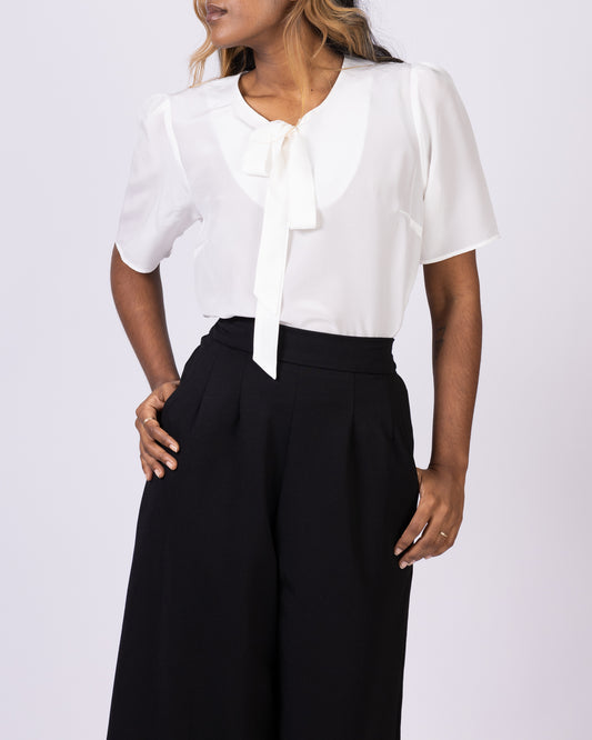 Honey Trap | Blouse en soie avec boucle