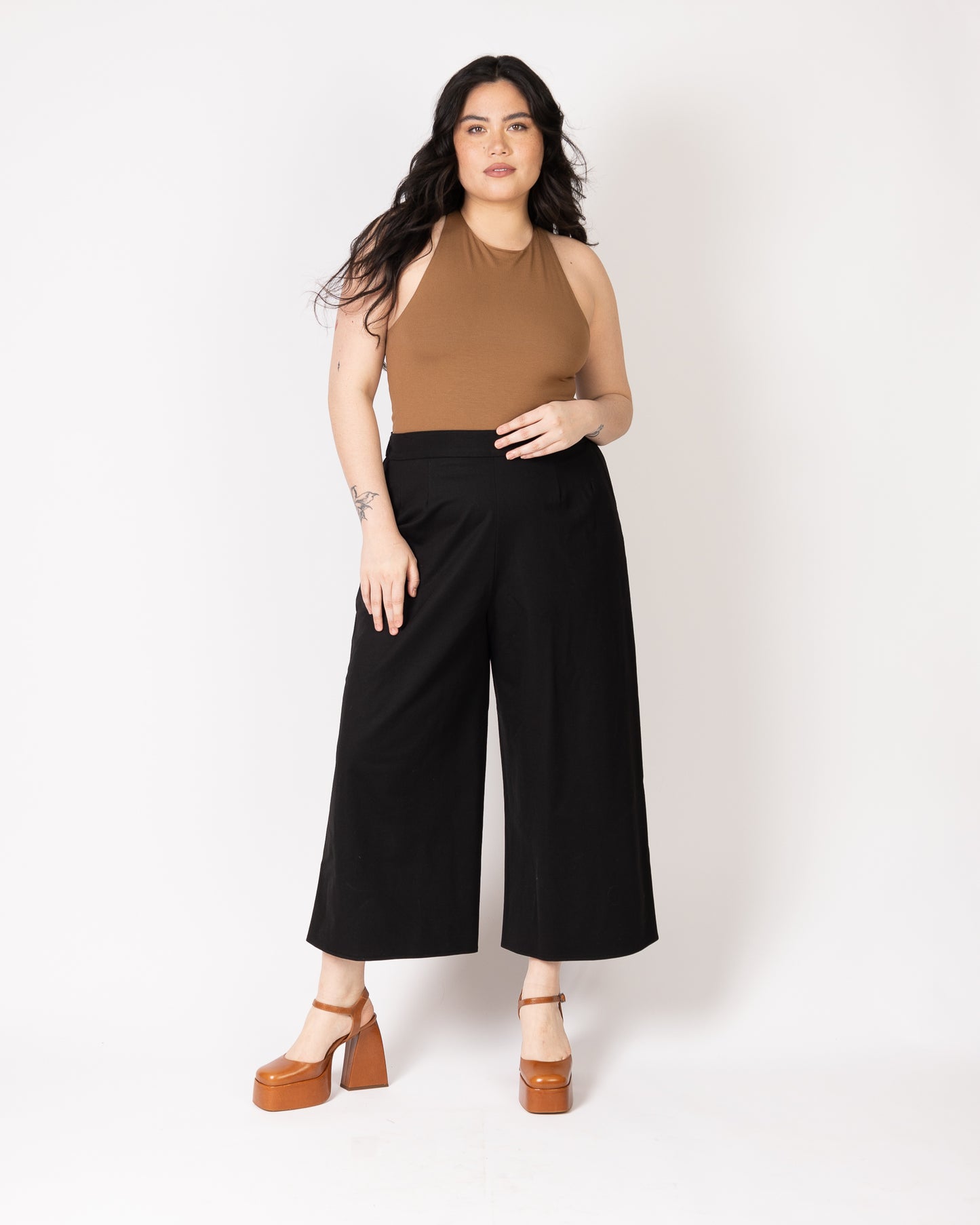 Eastside | Pantalon palazzo midi