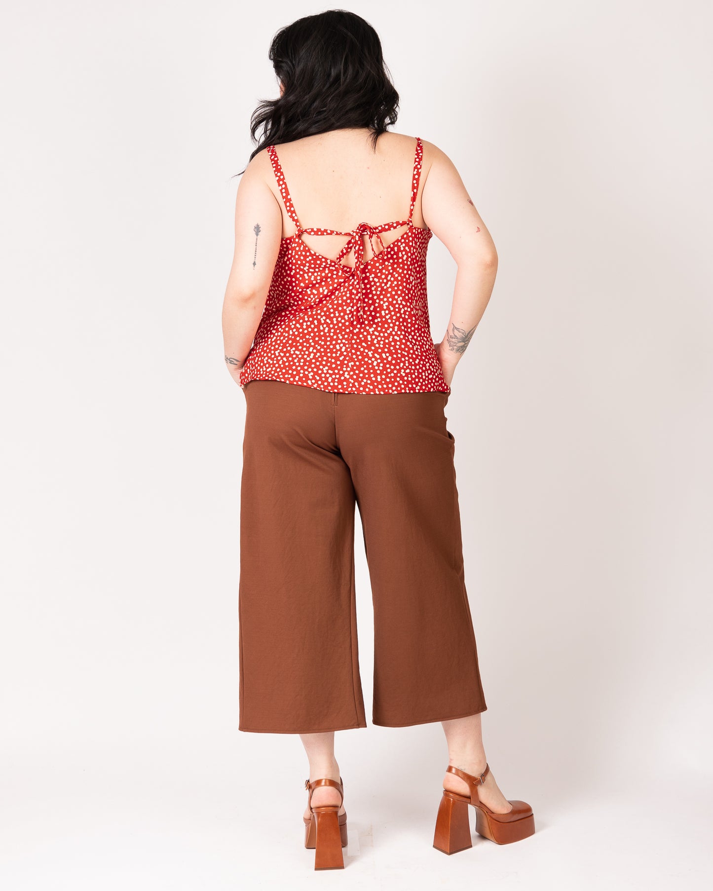 Eastside | Pantalon palazzo midi