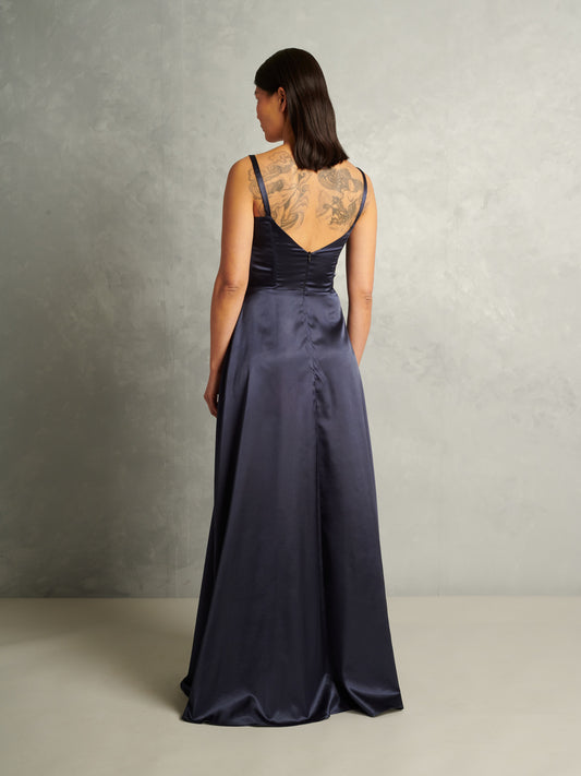 Royals | Robe bustier en satin