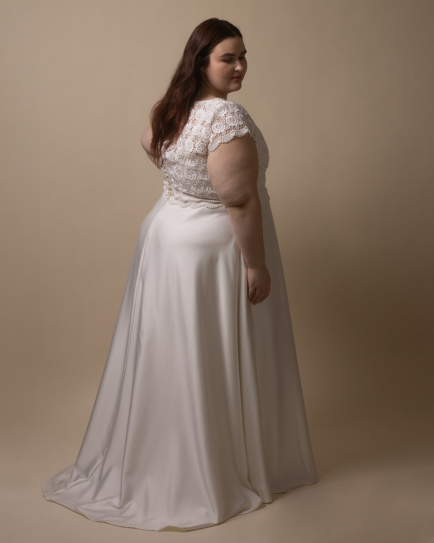 Alexandrie Alexandra | « Topper » en dentelle rose