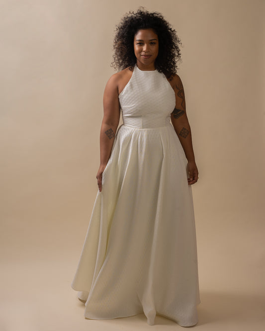 Paroles | Robe licou en brocart