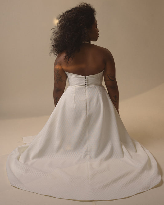 Paroles | Robe licou en brocart