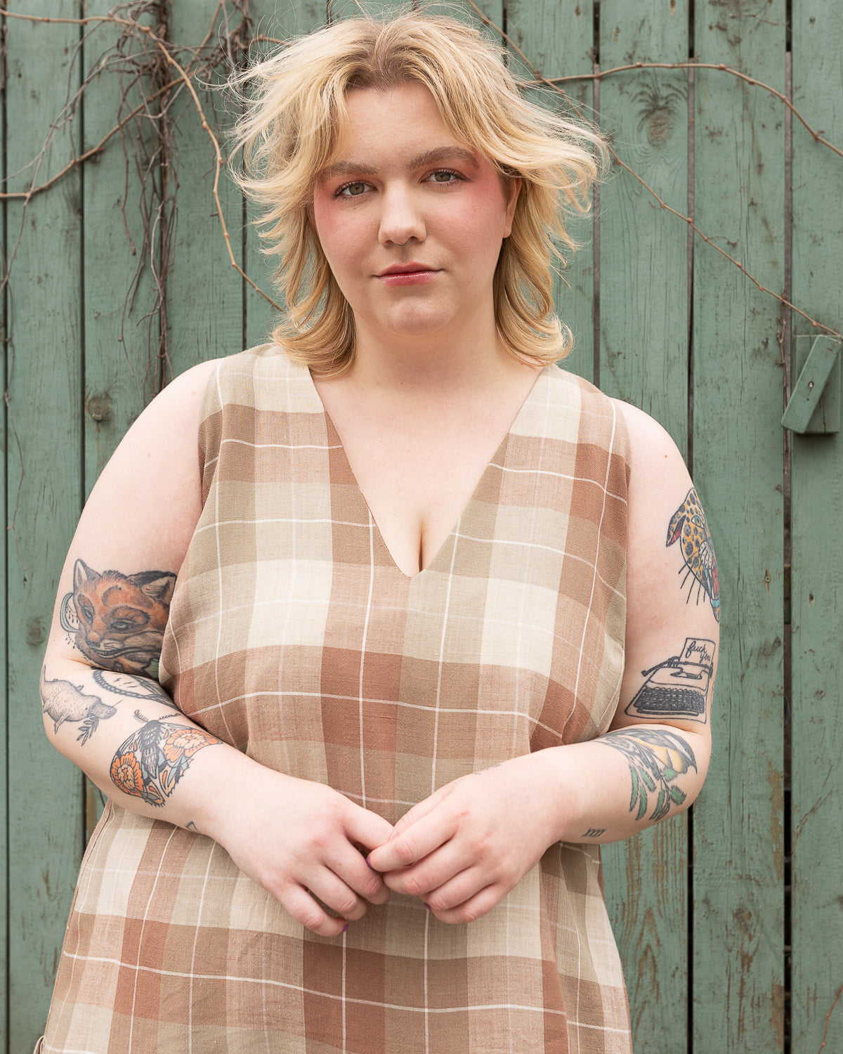 And She Was | V-Neck Tunic Dress