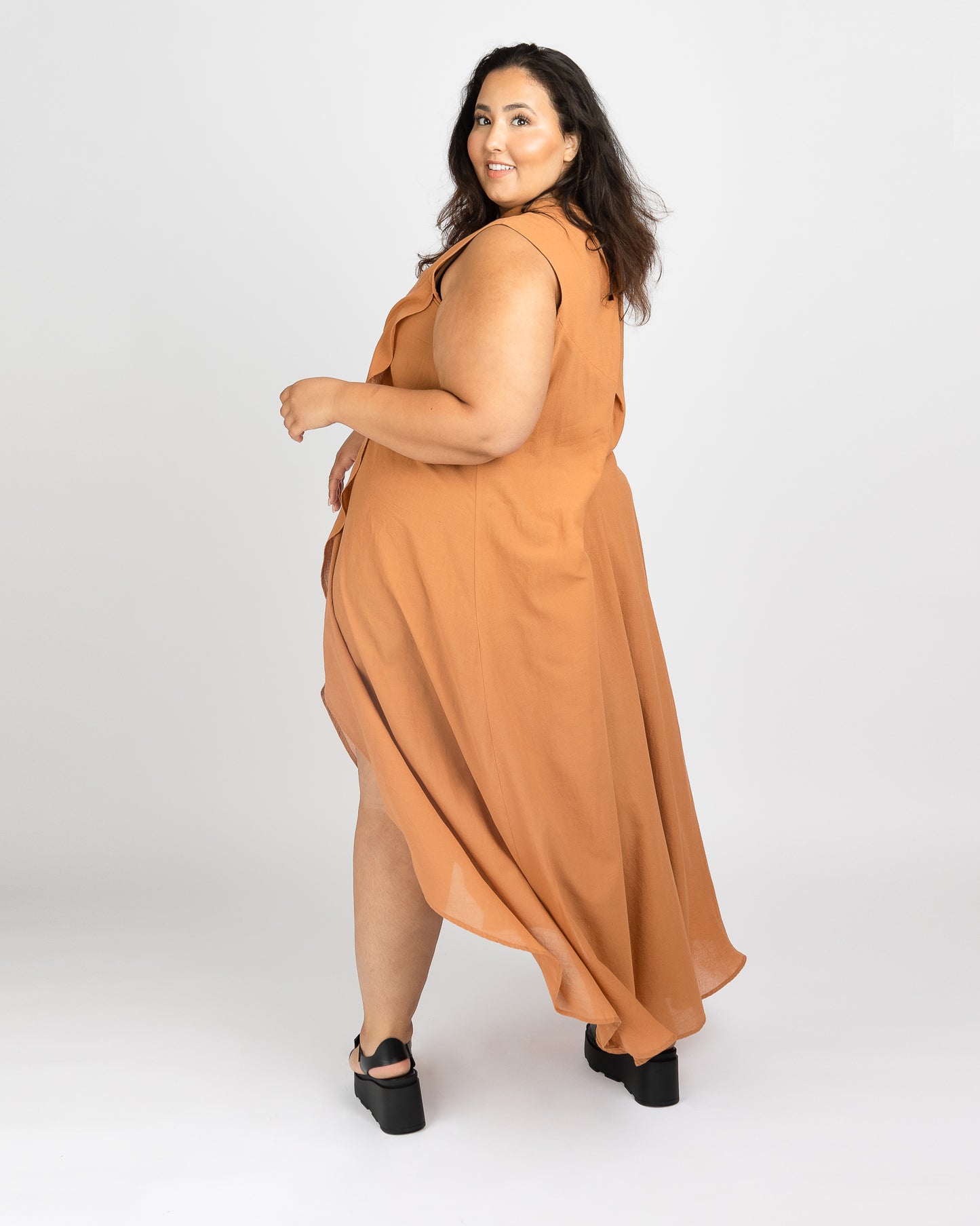 Earth Intruders | Sleeveless Wrap Mumu