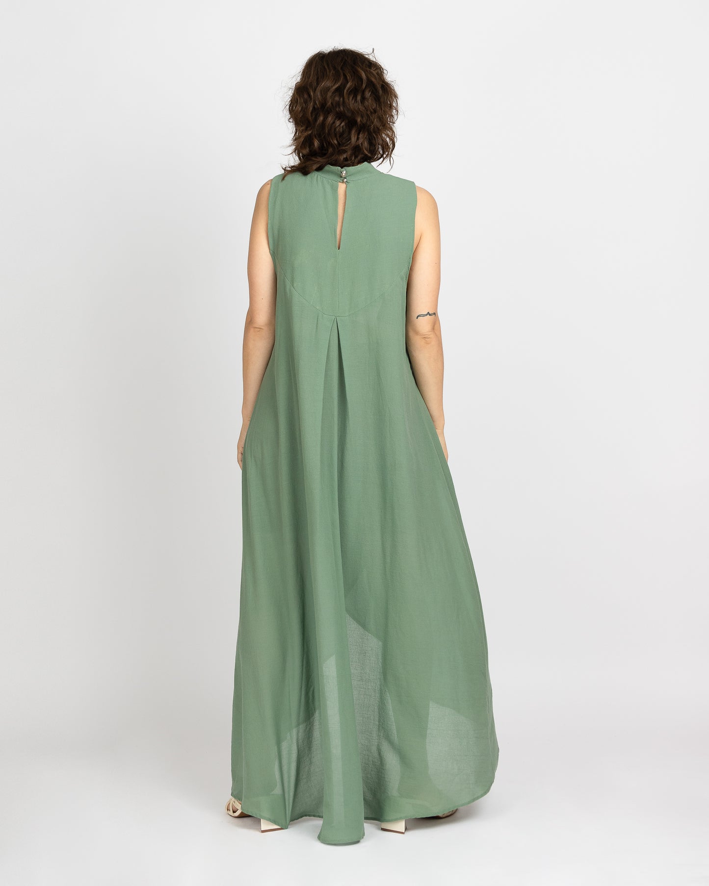 Earth Intruders | Sleeveless Wrap Mumu