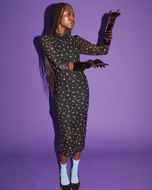 Crocodile Rock | Robe ajustée en Maille
