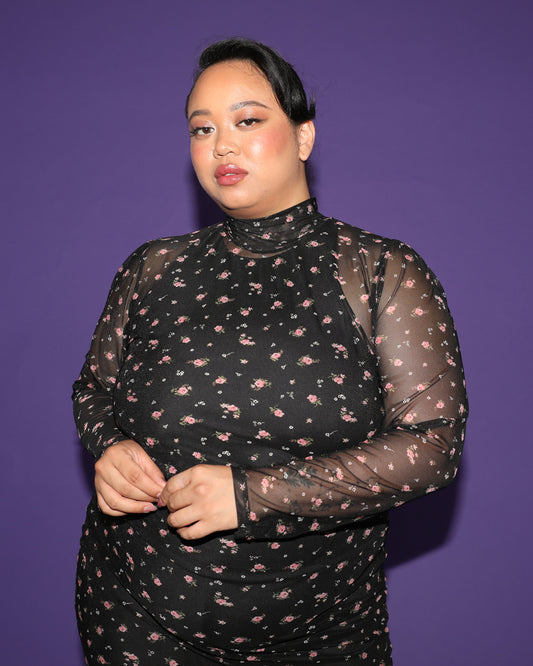 Crocodile Rock | Robe ajustée en Maille