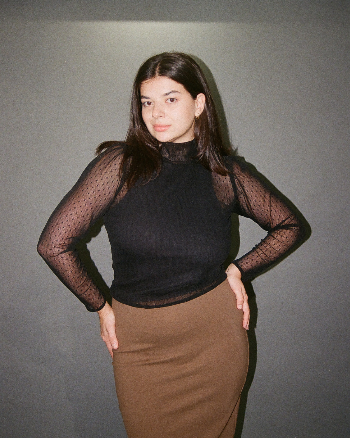 Rock Lobster | Mesh Turtleneck Top