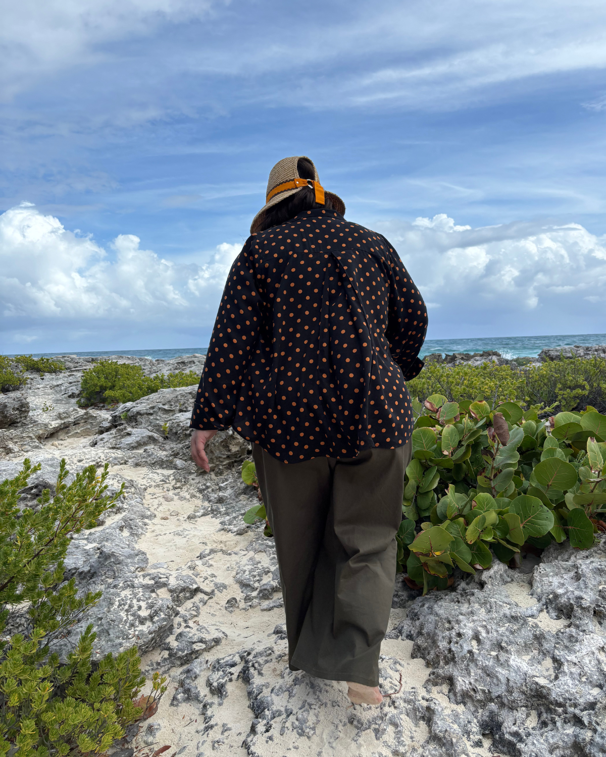 Get Back | Blouse fluide À Manches Longues