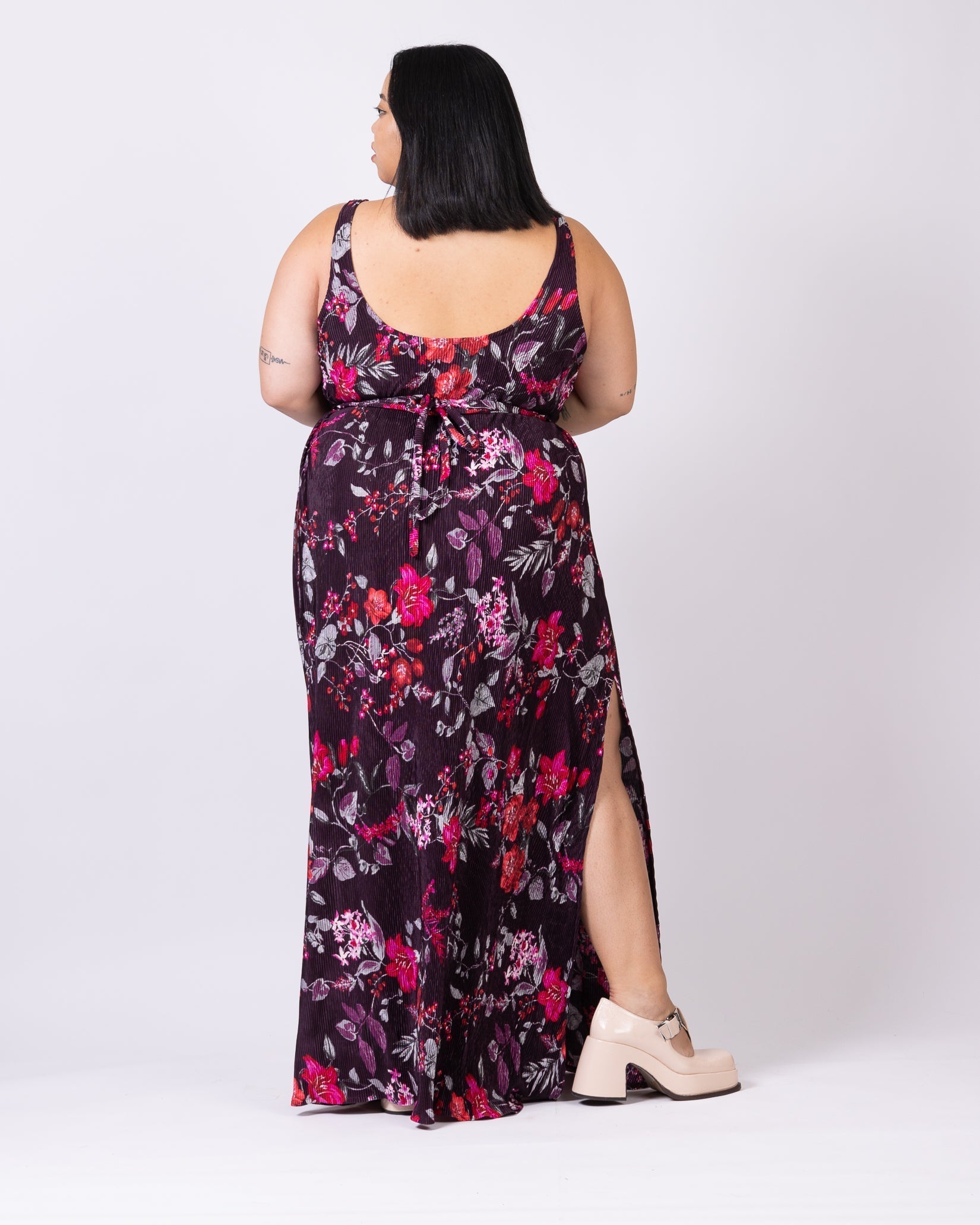 Torrid black floral maxi on sale dress