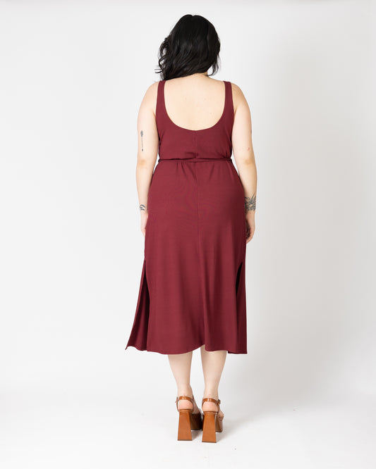 Sliver Midi | Robe pull avec fente