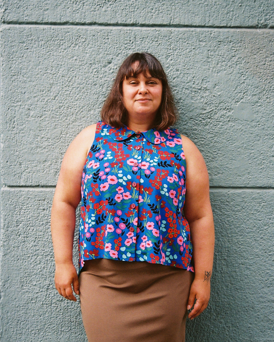 Get Back | Sleeveless Flowy Blouse