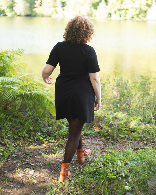 Parklife | Collared Knit Dress | Black