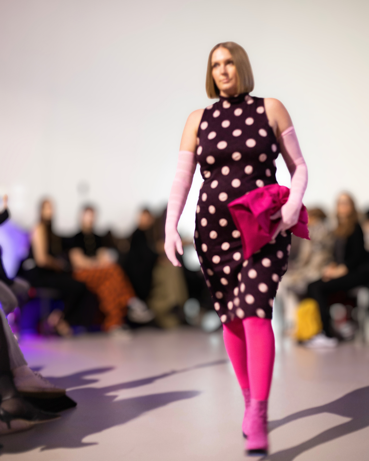 Crocodile Rock | Bodycon Knit Dress | Rose Bonbon