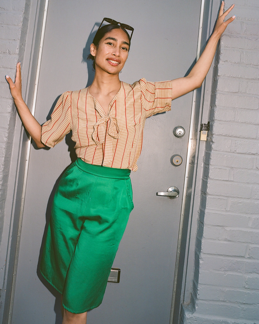 Honey Trap | Silk Bow Blouse