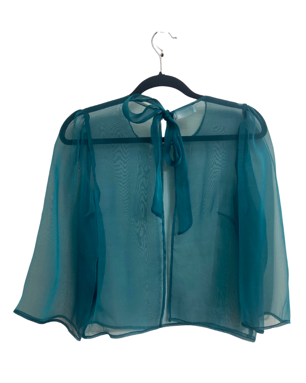 Shimmer | Reversible Silk Bow Bolero