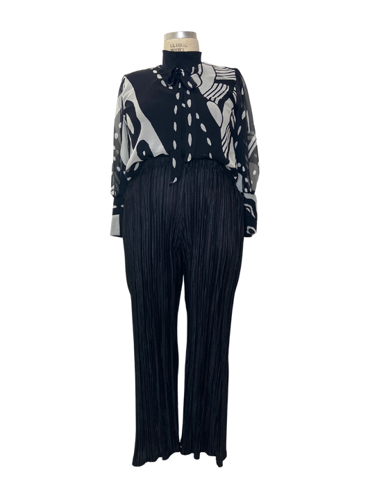 The Greatest | Pantalon plissé en satin
