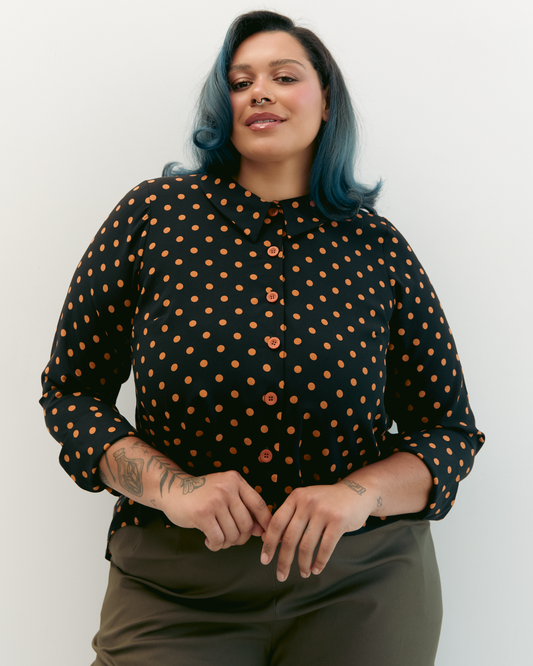 Get Back | Long Sleeve Flowy Blouse