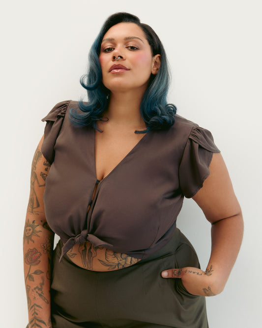 Saturday Night | Tulip Sleeve Blouse