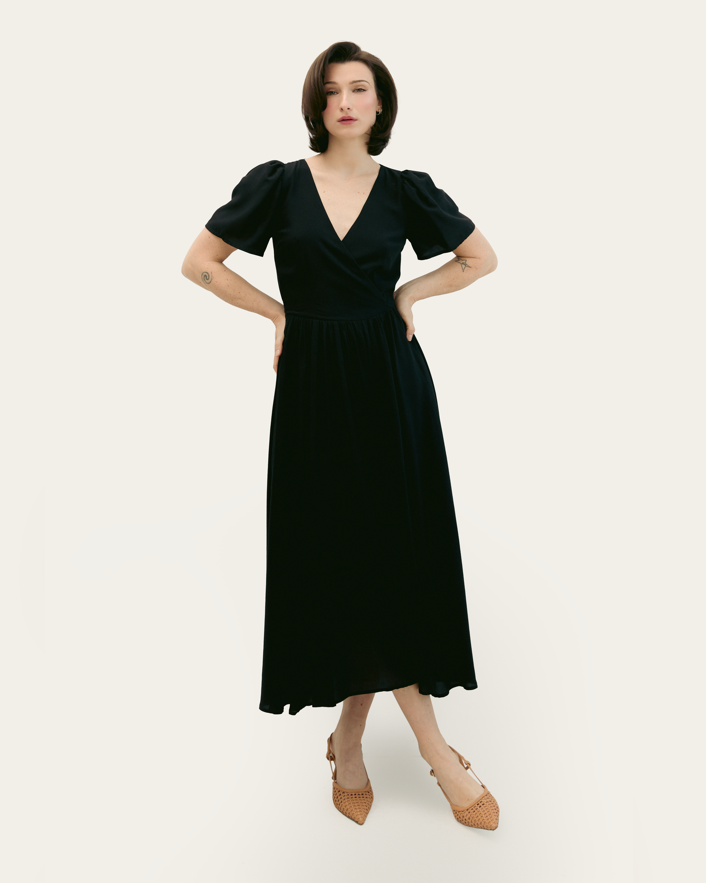 Free Falling | Robe Midi Portefeuille