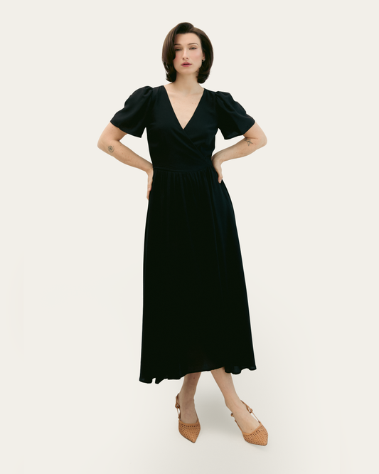 Free Falling |Faux Wrap Midi