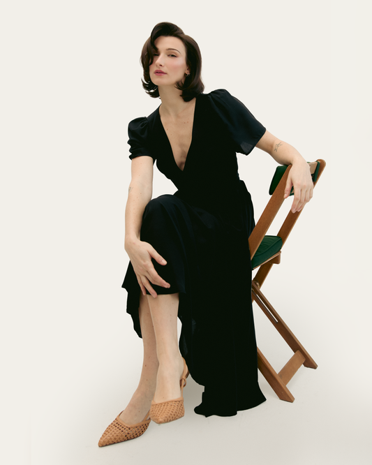 Free Falling |Faux Wrap Midi