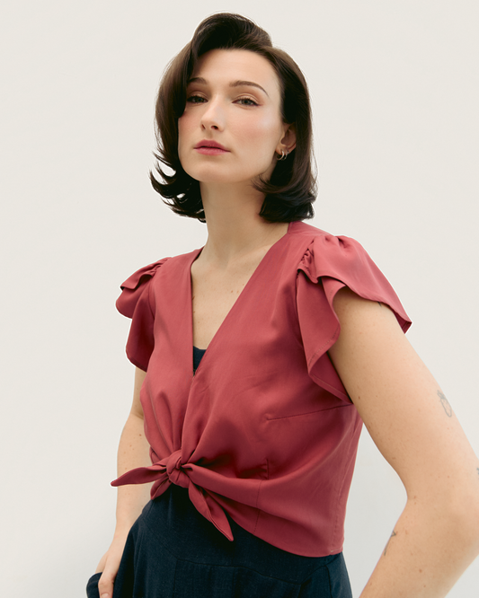 Saturday Night | Tulip Sleeve Blouse