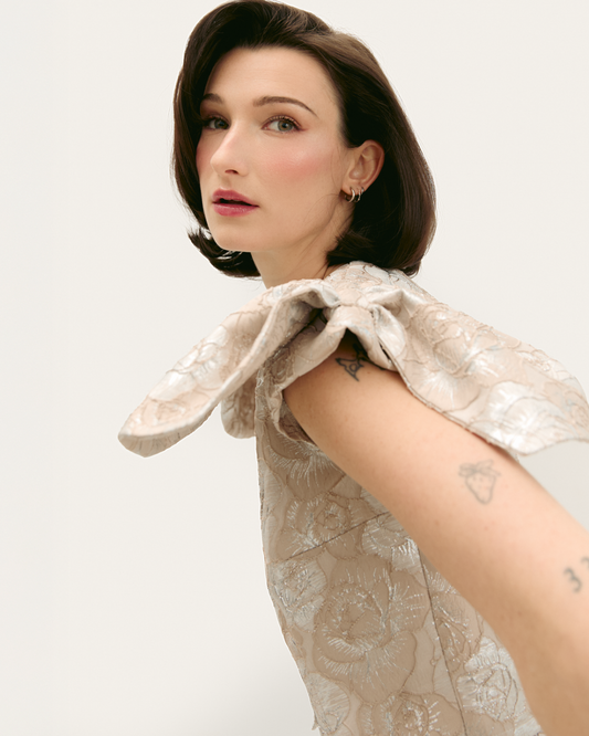 Monday Morning | Blouse Boléro à Manches Noeuds