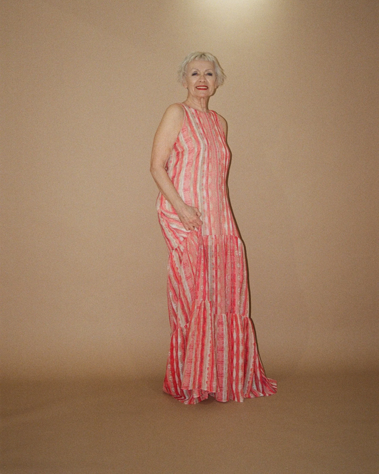 Pearls | A-Line Ruffle Dress