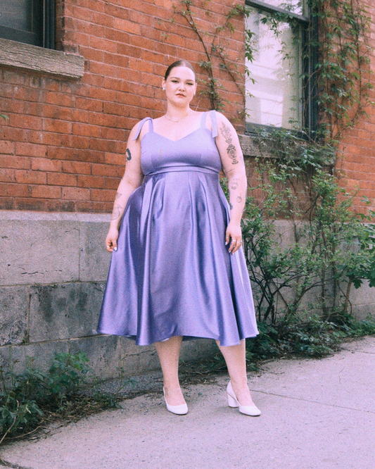 Fantastic Voyage | Tea Length Pleated Dress