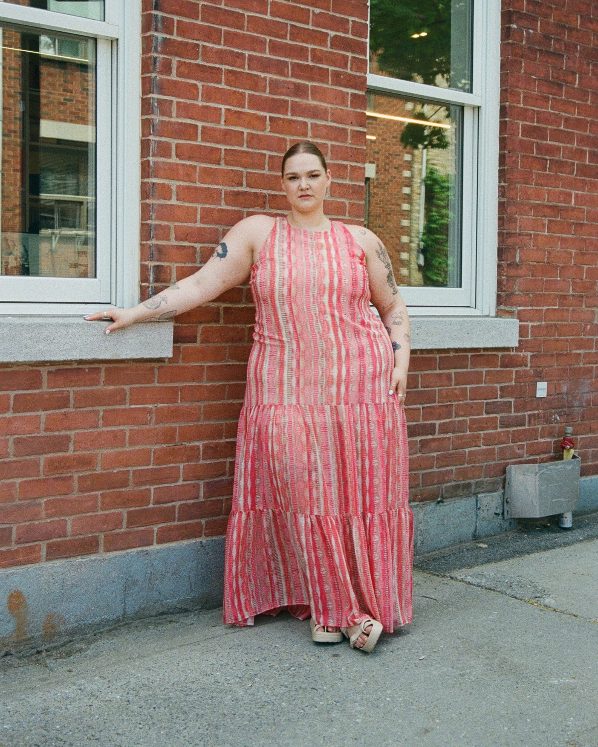 Pearls | A-Line Ruffle Dress