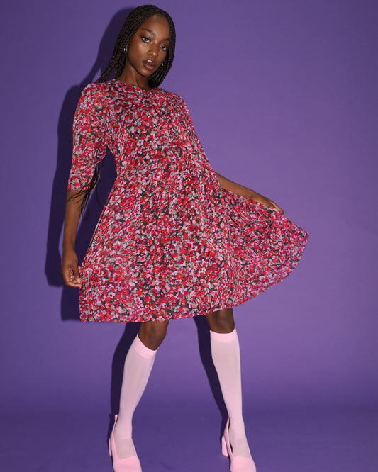 Honey Trap | Chiffon Bow Dress
