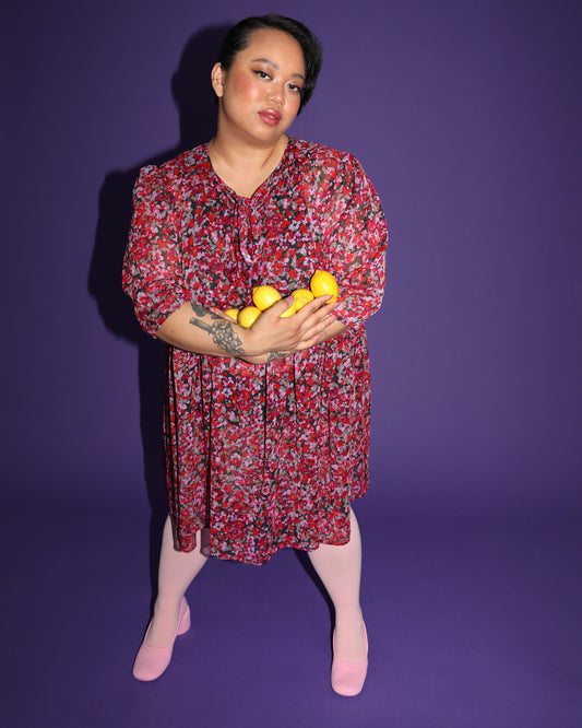 Honey Trap | Chiffon Bow Dress