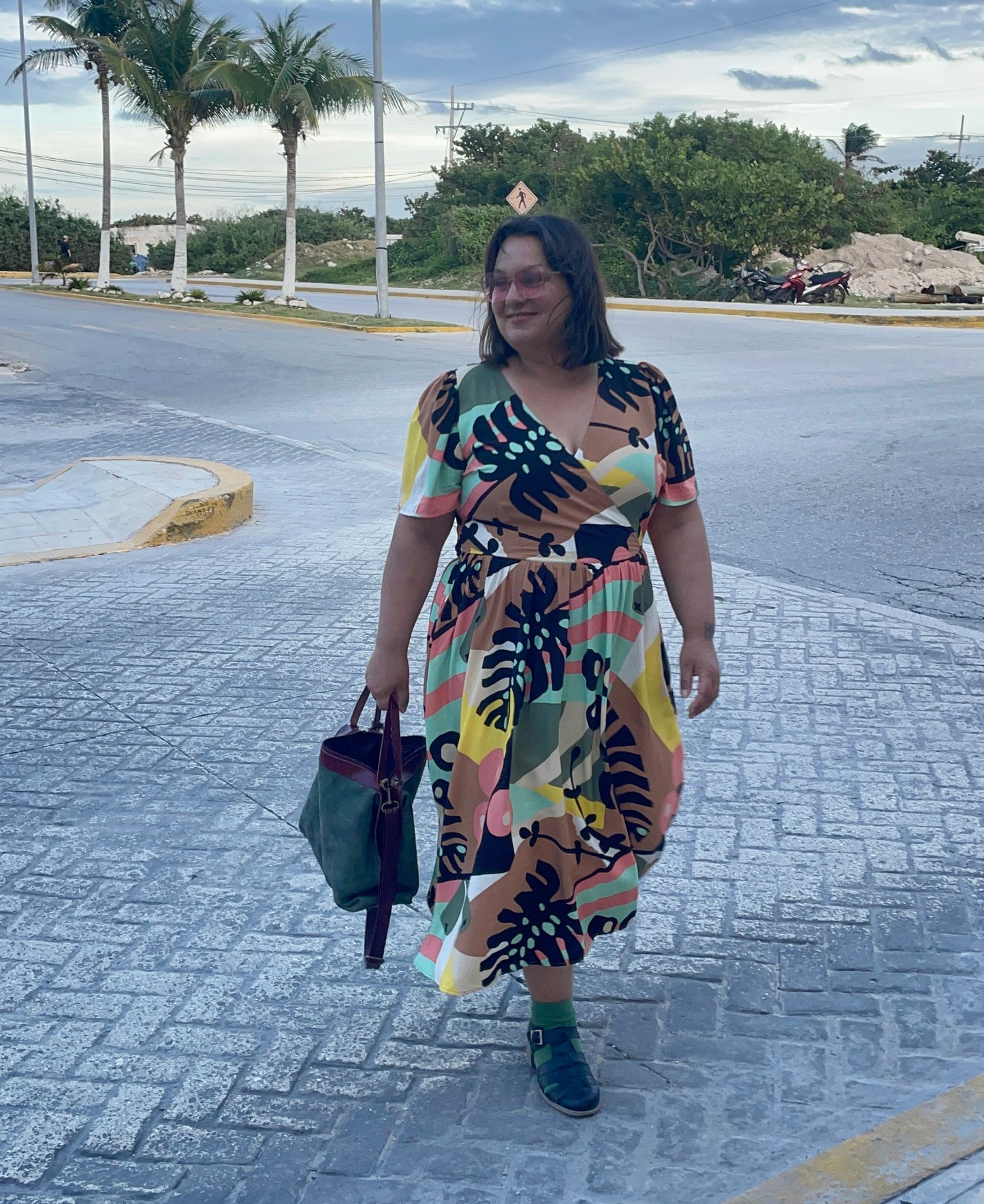 Free Falling | Robe Midi Portefeuille