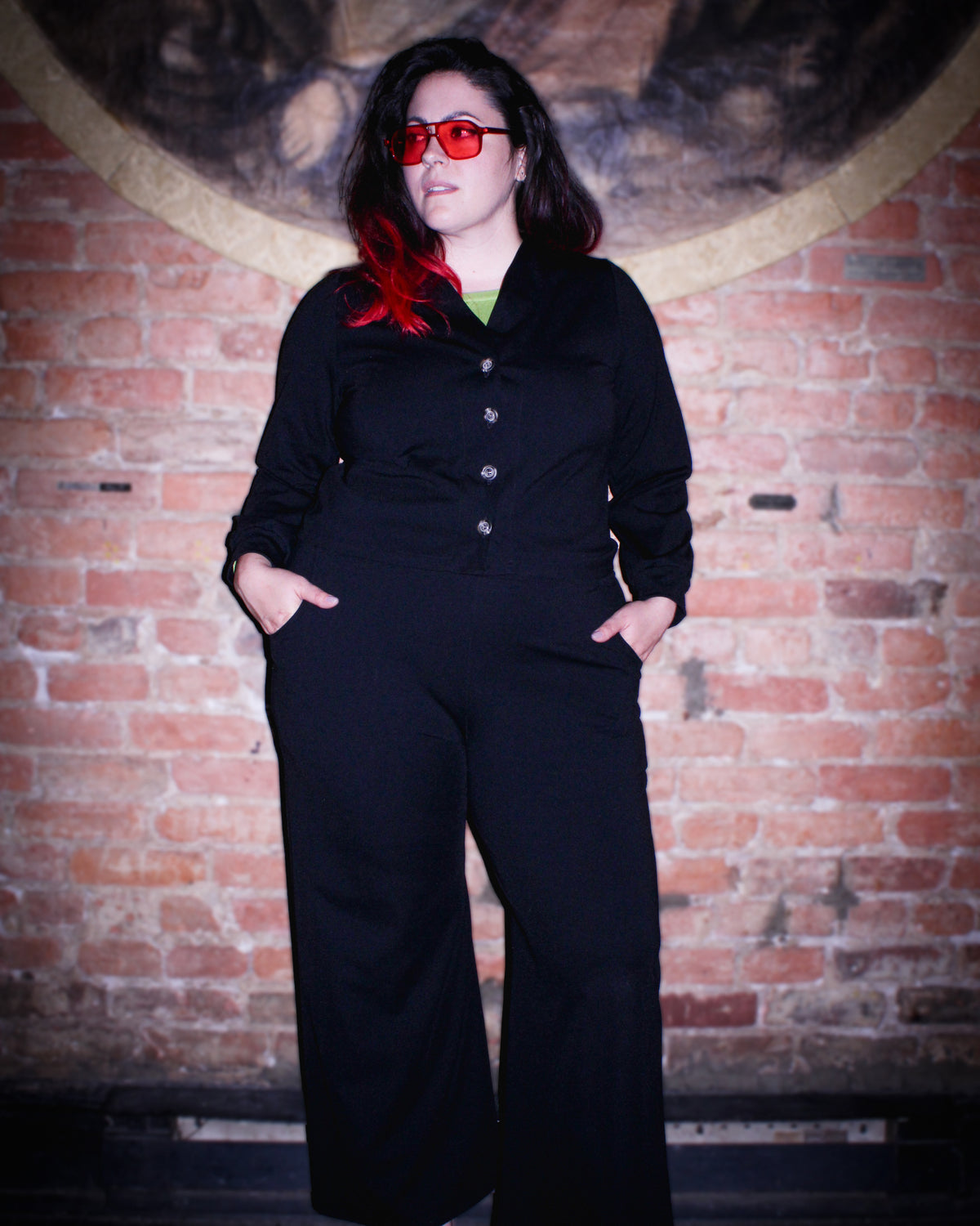 Waterfalls 2.0 | Pantalon Jogging Taille Haute Ceinturé | Noir