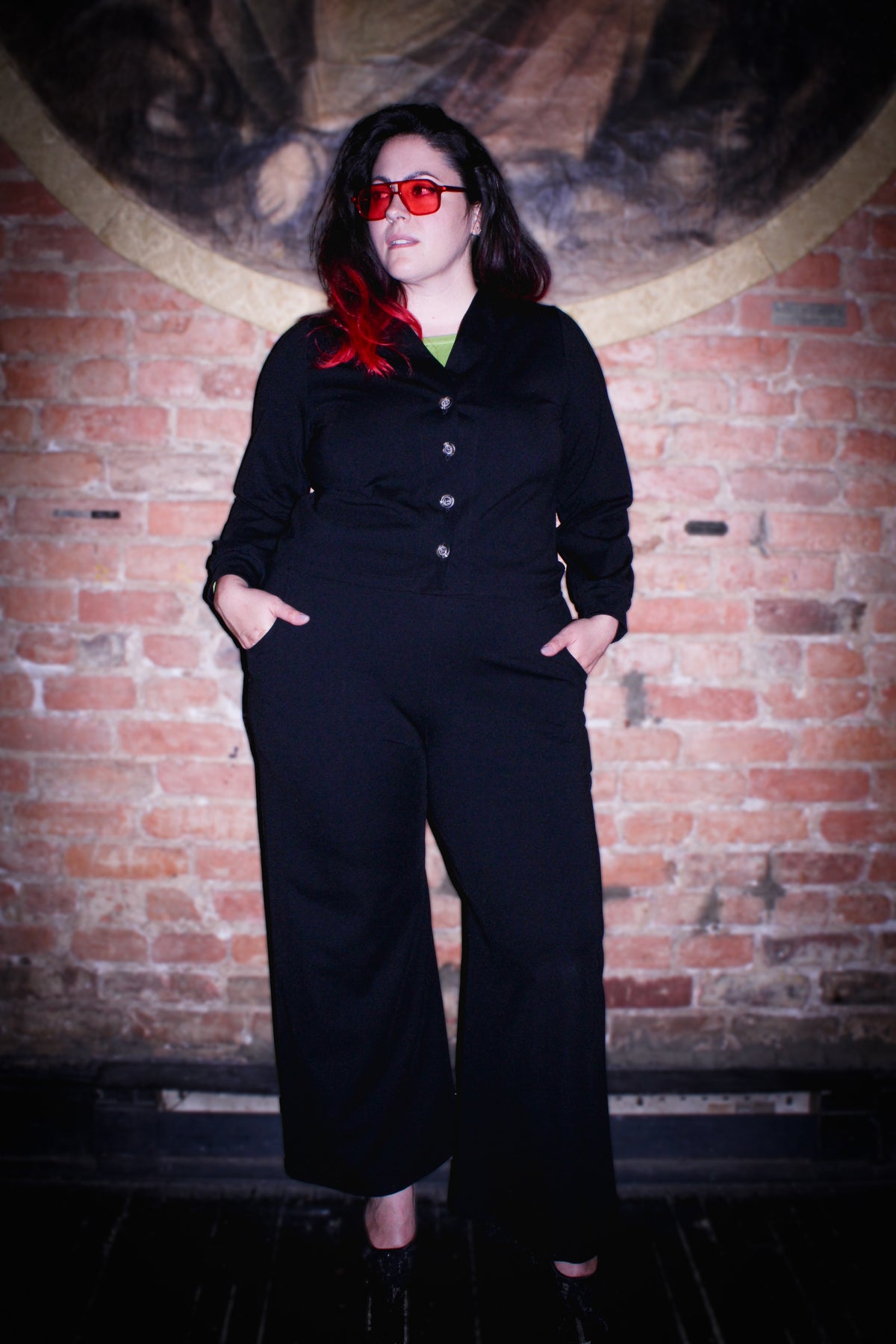 Waterfalls 2.0 | Pantalon Jogging Taille Haute Ceinturé | Noir