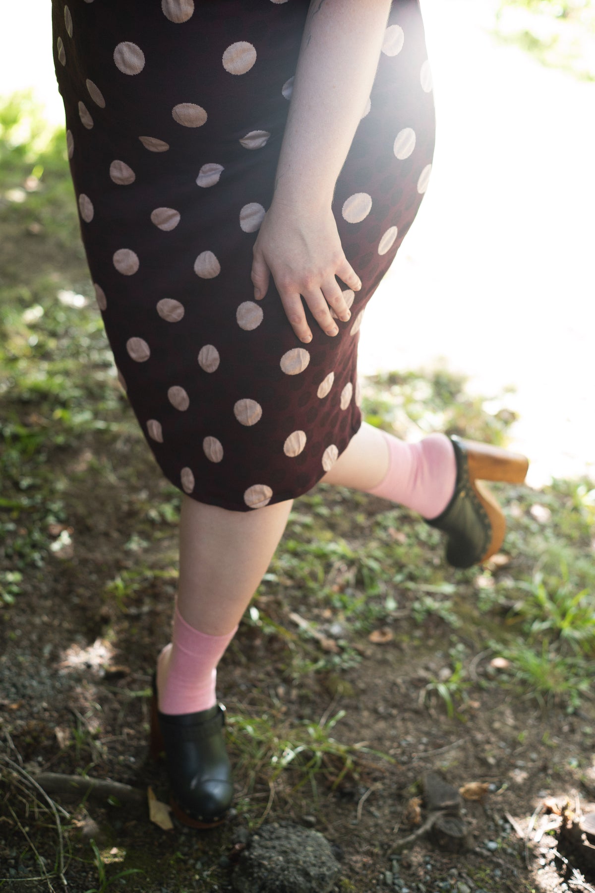 Crocodile Rock | Robe Ajustée | Rose Bonbon