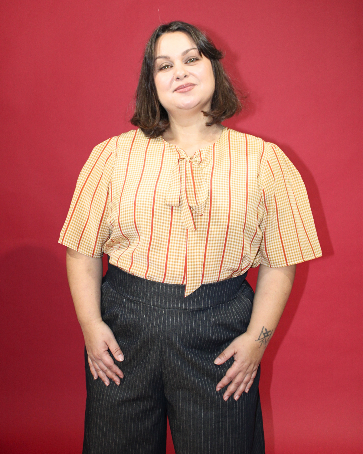 Honey Trap | Chemisier à nœud en soie