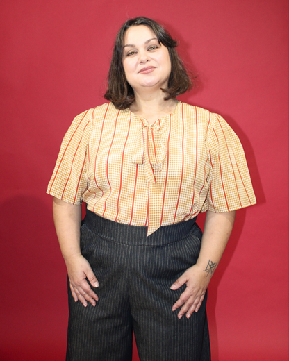 Honey Trap | Chemisier à nœud en soie