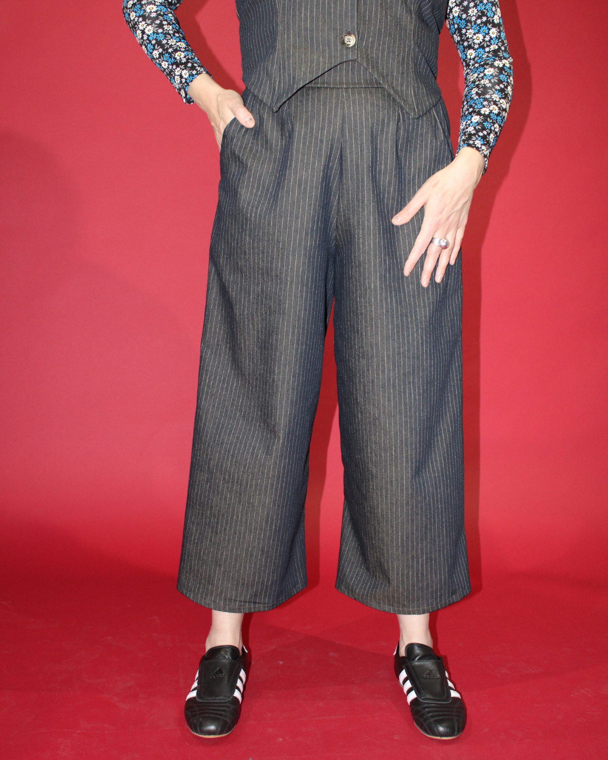 Eastside | Pantalon palazzo midi