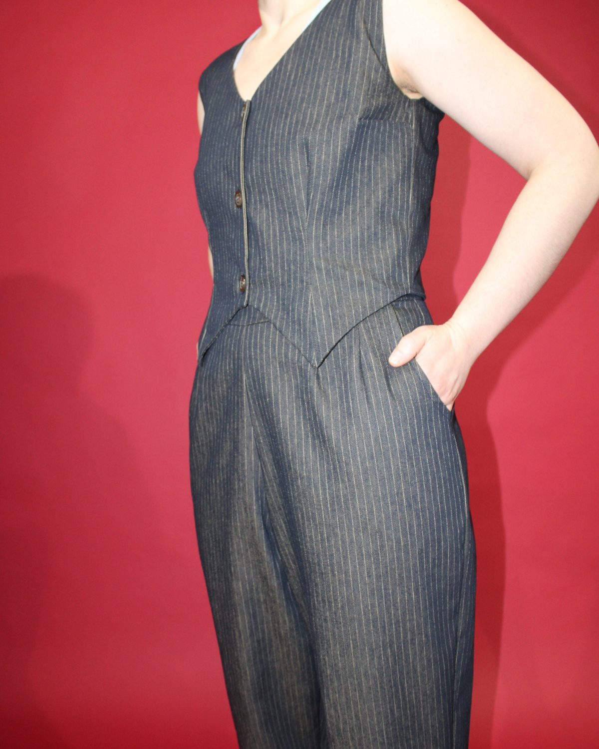 Any Man Of Mine | Gilet Sans Manches à Ourlet Pointu