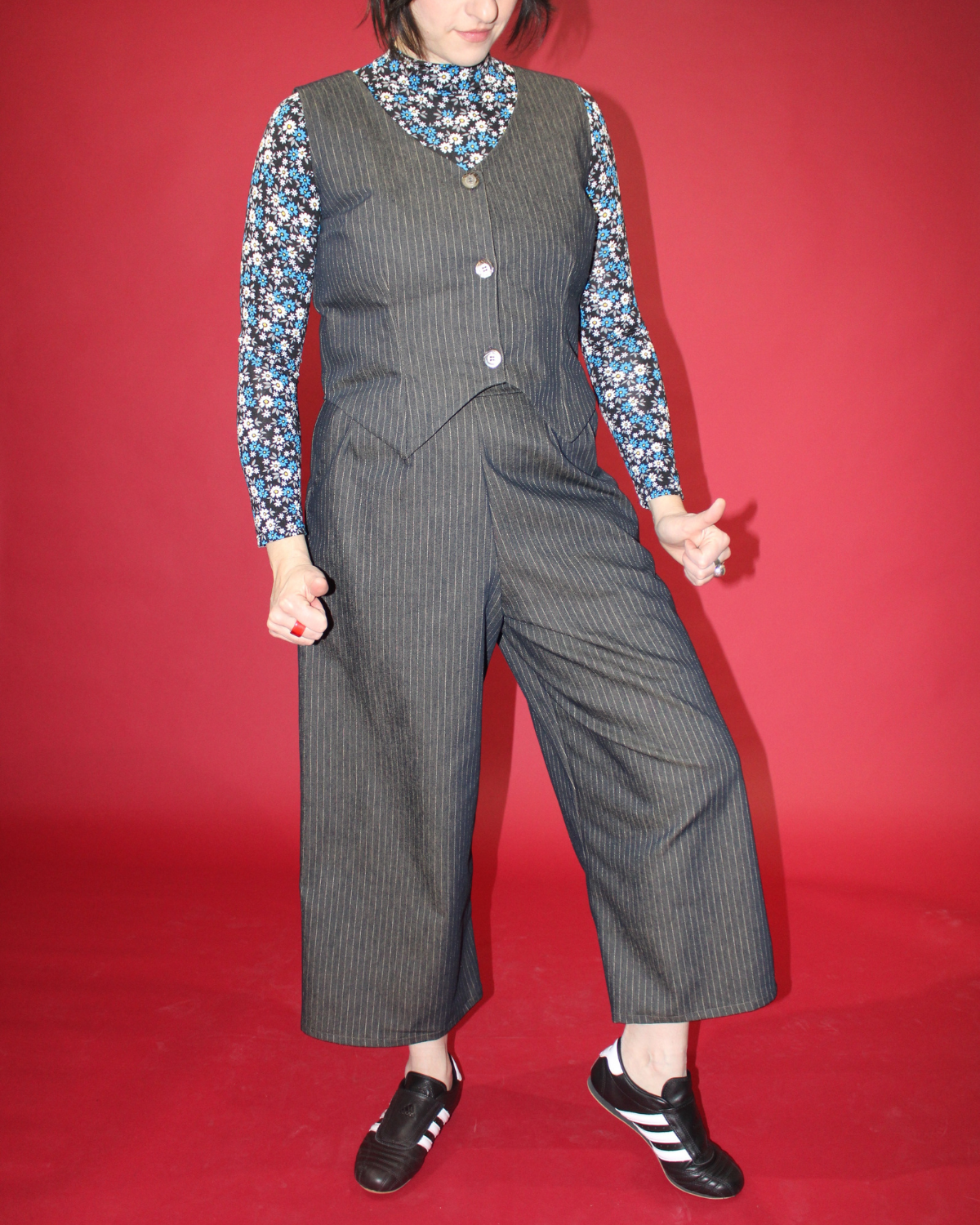 Eastside | Pantalon palazzo midi