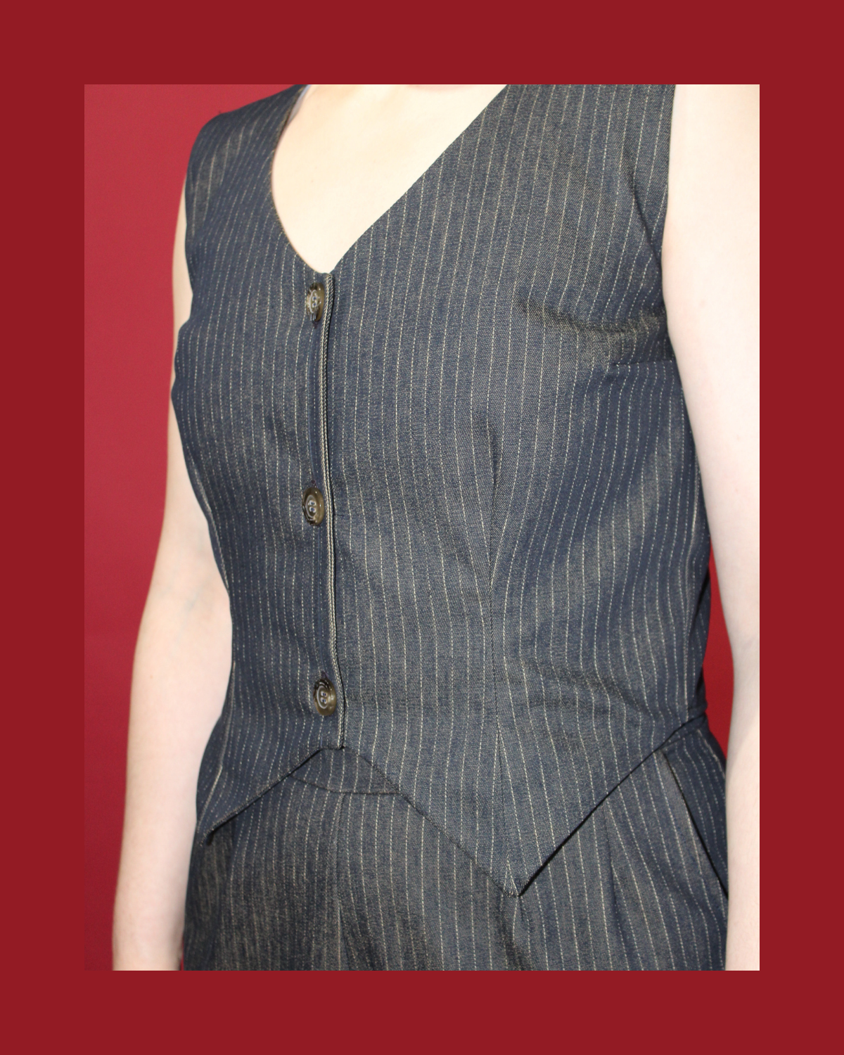 Any Man Of Mine | Gilet Sans Manches à Ourlet Pointu