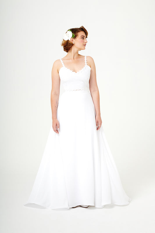 Sunny Afternoon | Crepe A-Line Bridal Skirt