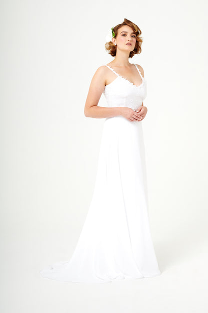 Sunny Afternoon | Crepe A-Line Bridal Skirt