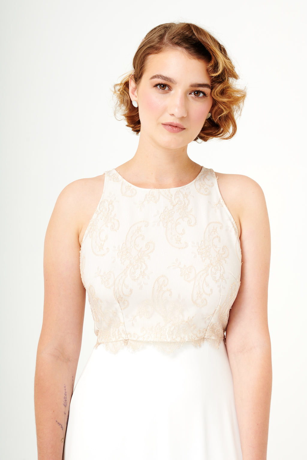 One and Only French Lace Bridal Cami Boutique Lustre