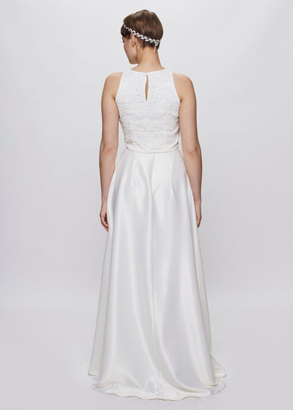 Endless Harmony | Pleated Bridal Skirt with Pockets