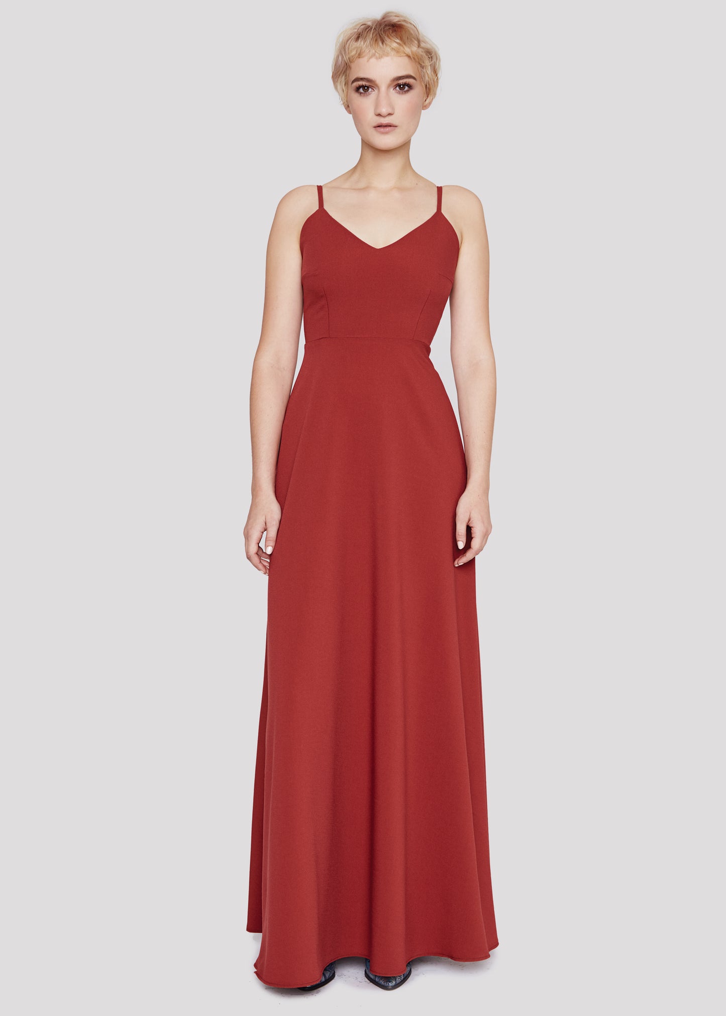 Goodnight Laura | A-Line Gown | Orange