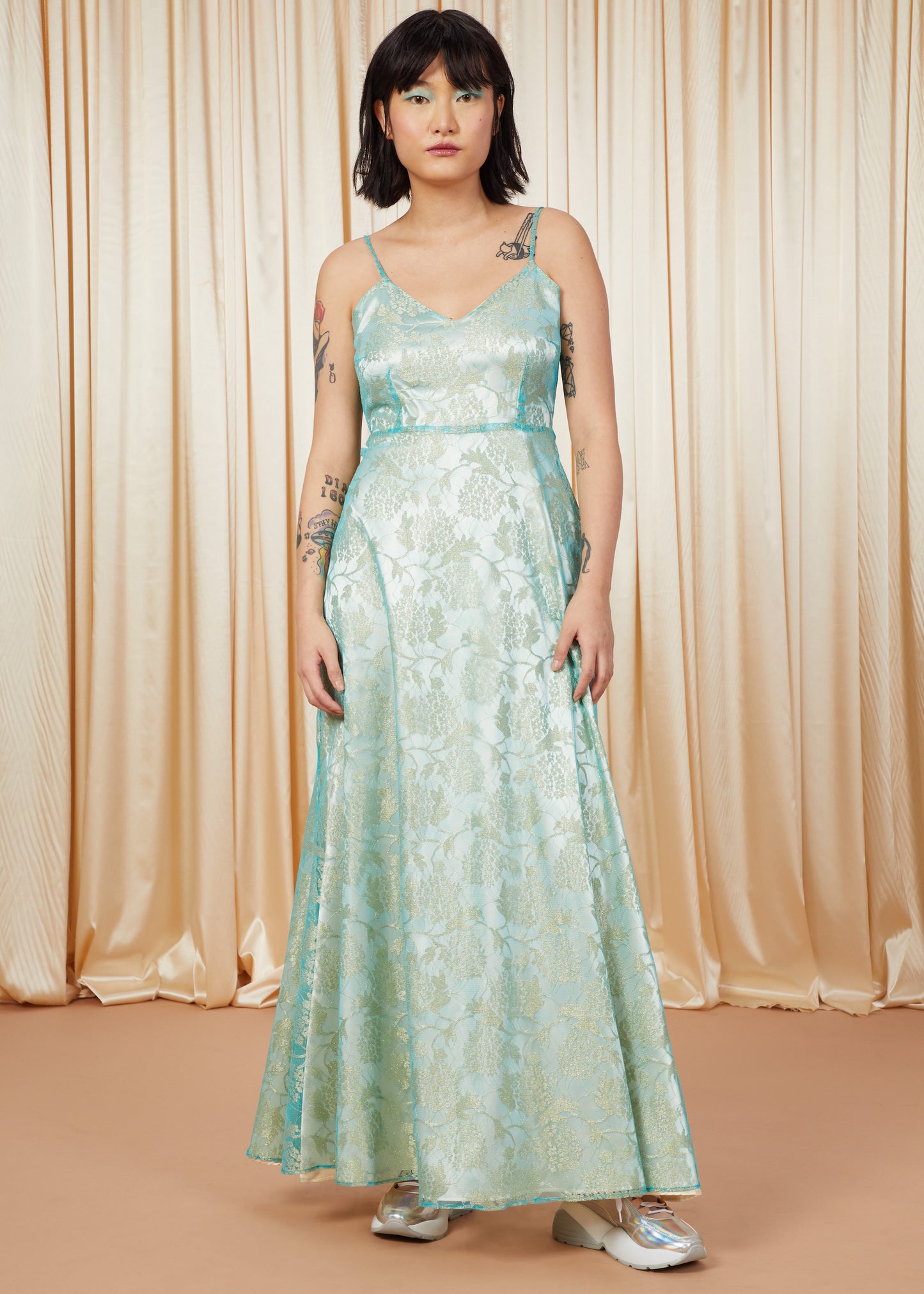 Underwater | Lace A-Line Gown | Champagne